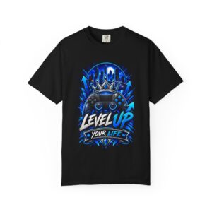 Level Up Your Life T-Shirt | Men's Motivational Gaming Tee