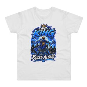 No King Rules Alone Gamer T-Shirt | Men's Crown Gaming Graphic Tee